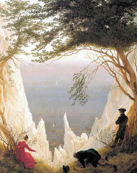 Caspar David Friedrich Chalk Cliffs on Rugen